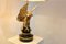 Grandes Lampes de Bureau Aigle Sculpté pour Deknudt, Belgique, Set de 2 10