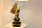 Large Belgian Brass Eagle Sculptured Table Lamps for Deknudt, Set of 2 10