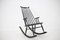 Finnish Varjonen Wooden Beech Rocking Chair, 1960s 10