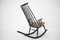 Finnish Varjonen Wooden Beech Rocking Chair, 1960s, Image 8