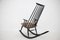 Finnish Varjonen Wooden Beech Rocking Chair, 1960s 6