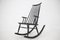 Finnish Varjonen Wooden Beech Rocking Chair, 1960s 4