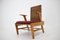 Beech and Rattan Armchair attributed to Uluv, Czechoslovakia, 1960s 4