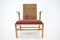 Beech and Rattan Armchair attributed to Uluv, Czechoslovakia, 1960s 3