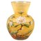 French Art Nouveau Cameo Vase with Apple Blossoms from Daum Nancy, 1890s 1