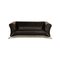Black Leather Model 322 Two-Seater Sofa from Rolf Benz 1