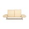 Cream Leather Francis 2-Seater Sofa from Koinor 8