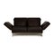 Dark Brown Leather Moule 2-Seater Sofa from Brühl 1