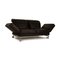 Dark Brown Leather Moule 2-Seater Sofa from Brühl 7