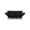 Dark Brown Leather Moule 2-Seater Sofa from Brühl 9