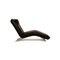 Chaise longue Jonas de cuero negro de Koinor, Imagen 9