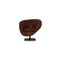 Butaca bohemia de cuero marrón de Moroso, Imagen 6