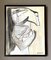 H. Woodruff, Composizione astratta, Acquarello su tela, Metà XX secolo, Con cornice, Immagine 2
