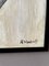 H. Woodruff, Composizione astratta, Acquarello su tela, Metà XX secolo, Con cornice, Immagine 7