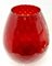 Vase Vintage en Opaline Rouge, Italie, 1960s 6