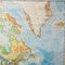 Mapa mural vintage de la parte occidental del mundo América Norte Medio Sur, años 70, Imagen 5