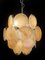 Vintage Italian Murano Chandelier with 24 Gold Disks, 1990s, Image 7