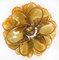 Large Italian Murano Glass Spiral Chandelier with 83 Amber Glass Petals, 1990s, Image 12