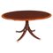 Early 20th Century Oval Mahogany Tilt Top Dining Table, 1890s 1