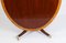 Early 20th Century Oval Mahogany Tilt Top Dining Table, 1890s 5