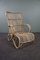 Dutch Rattan Belse Armchair with High Back, 1950s 1