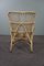 Dutch Rattan Belse Armchair with High Back, 1950s 5