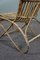 Dutch Patinated Rattan Belse Armchair with High Back, 1950s 8