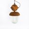 Czech Industrial Rusted Pendant Lights, 1960s, Image 16