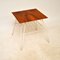 Table d'Appoint Vintage en Noyer et Acier, 1950s 1