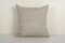 Grain Sack Fabric White Cushion Cover, 2010s 4