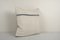 Grain Sack Fabric White Cushion Cover, 2010s 3
