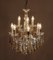 Italian Murano Amber Glass Drop Chandelier, Italy, 1950s 8