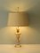 Lámpara de mesa Hollywood Regency Palm atribuida a Sa Boulanger, años 70, Imagen 3