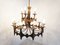 Vintage Hammered Copper Chandelier, 1970s, Image 8