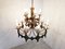 Vintage Hammered Copper Chandelier, 1970s, Image 4