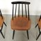 Fanett Dining Chairs by Ilmari Tapiovaara for Edsby Verken, Sweden, 1961, Set of 4 10
