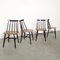 Fanett Dining Chairs by Ilmari Tapiovaara for Edsby Verken, Sweden, 1961, Set of 4 3