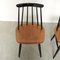 Fanett Dining Chairs by Ilmari Tapiovaara for Edsby Verken, Sweden, 1961, Set of 4 8