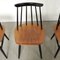 Fanett Dining Chairs by Ilmari Tapiovaara for Edsby Verken, Sweden, 1961, Set of 4 9