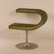 Innovation C Chair in Green Satin Fabric by Fredrik Mattson for Blå Station, 2000s, Image 4