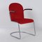 413-R Stuhl in Roter Manchester von Willem Hendrik Gispen für Gispen, 1950er 9