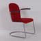 413-R Chair in Red Manchester by Willem Hendrik Gispen for Gispen, 1950s, Image 5