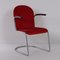 413-R Chair in Red Manchester by Willem Hendrik Gispen for Gispen, 1950s, Image 4
