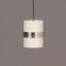 White Cylinder Pendant with Polished Band from Philips, 1970s 4