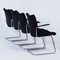 3014 Cantilever Armchairs by Toon De Wit for De Wit, 1950s, Set of 4, Image 4