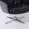 Sedia Swivel Chair in Black Leather attributed to Horst Brüning for Cor, 1960s, Image 12