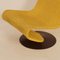 Silla 123 en amarillo de Verner Panton para Fritz Hansen, años 70, Imagen 9