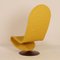 Yellow 123 Chair by Verner Panton for Fritz Hansen, 1970s, Image 3