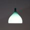 Lámpara colgante de cristal de Murano verde de Paolo Venini para Venini & Co., Italia, años 60, Imagen 5