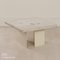 Petite Table Basse en Marbre Blanc par Paul Kingma, 1980s 3